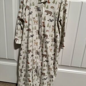 Cozy Forest Animal Print Kids Pajamas